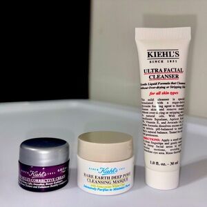 Kiehl's Since 1851 Facial Cleanser, Cleansing Mask, Face Cream